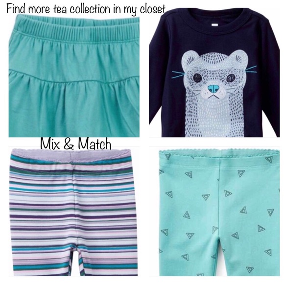 NWT 3-6m; 9-12m; 12-18m tea collection leggings - Picture 5 of 5